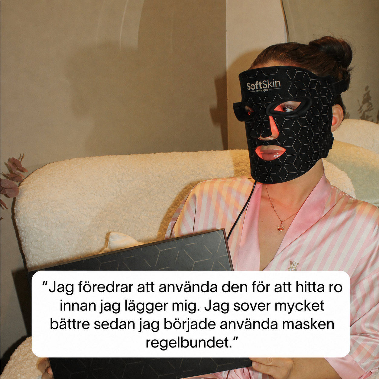 SoftSkin InfraLight® LED-mask – bild 5