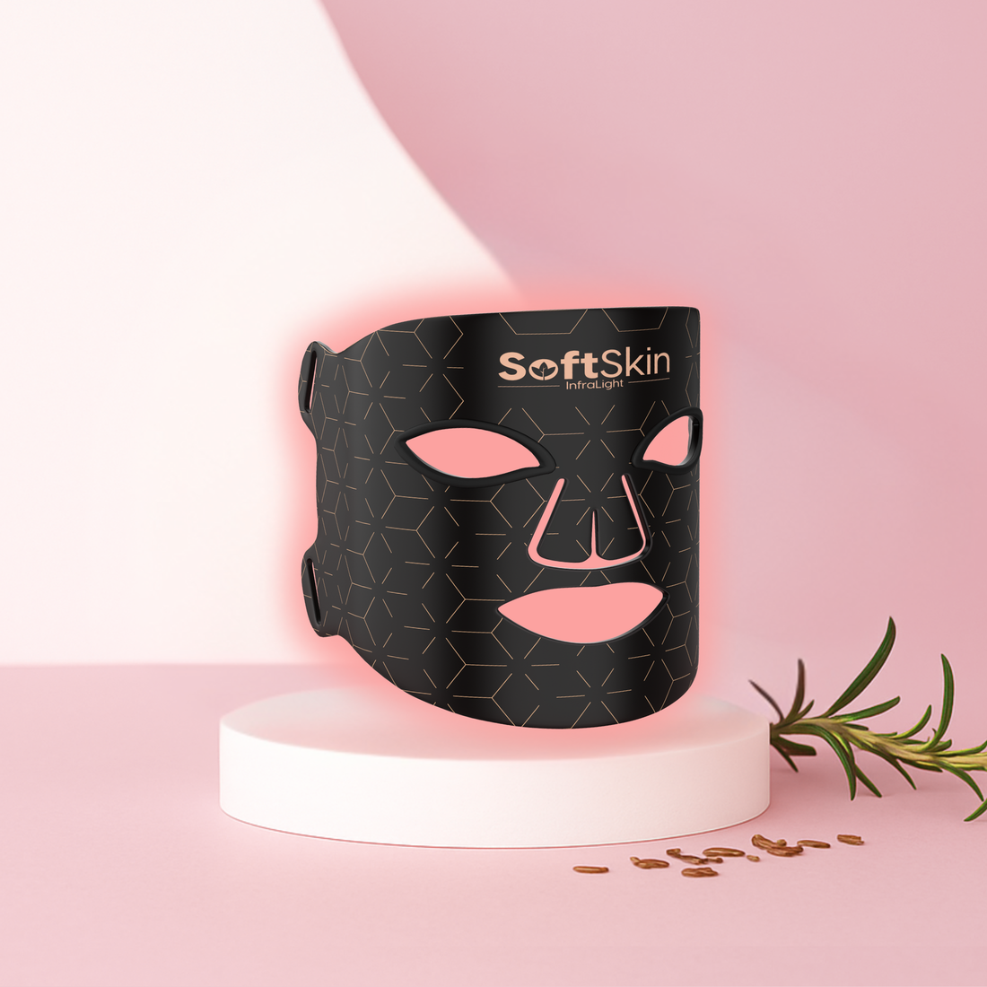 SoftSkin InfraLight LED face mask with 240 LEDs and near-infrared