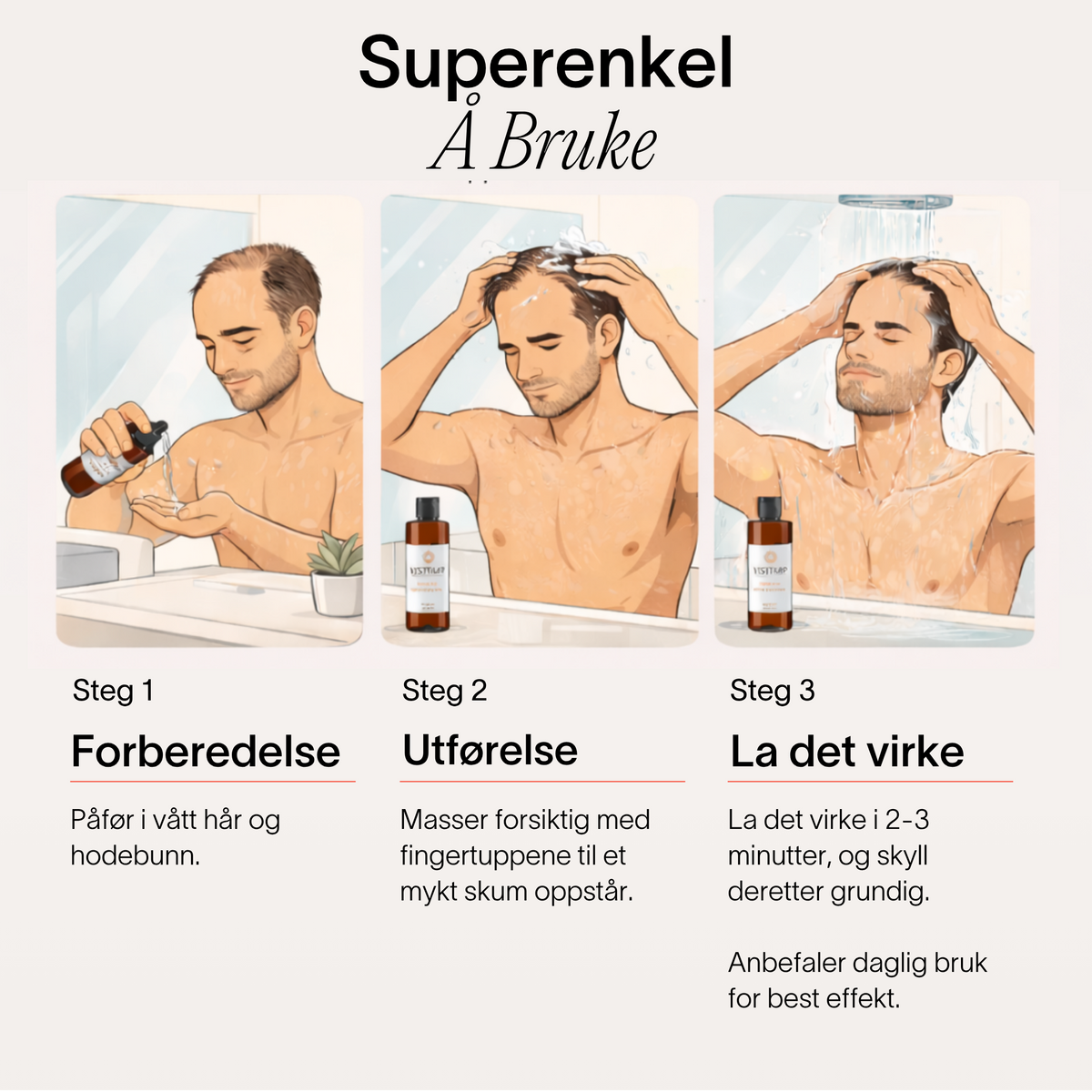 Hårvekst-Sjampo – bilde 4