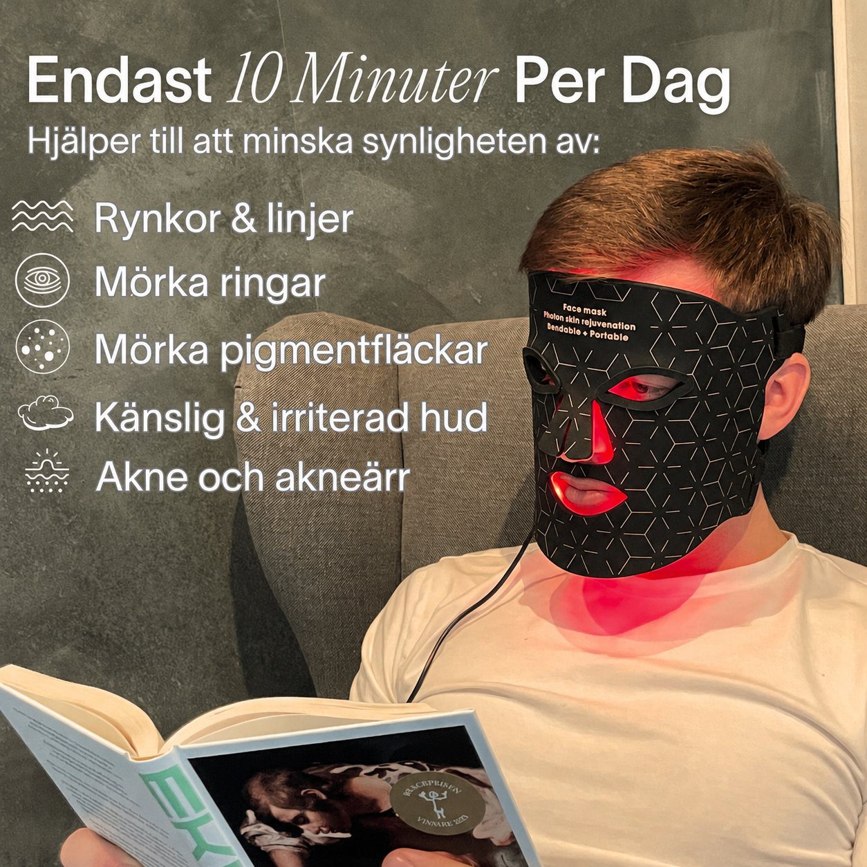 SoftSkin InfraLight® LED-mask – bild 2