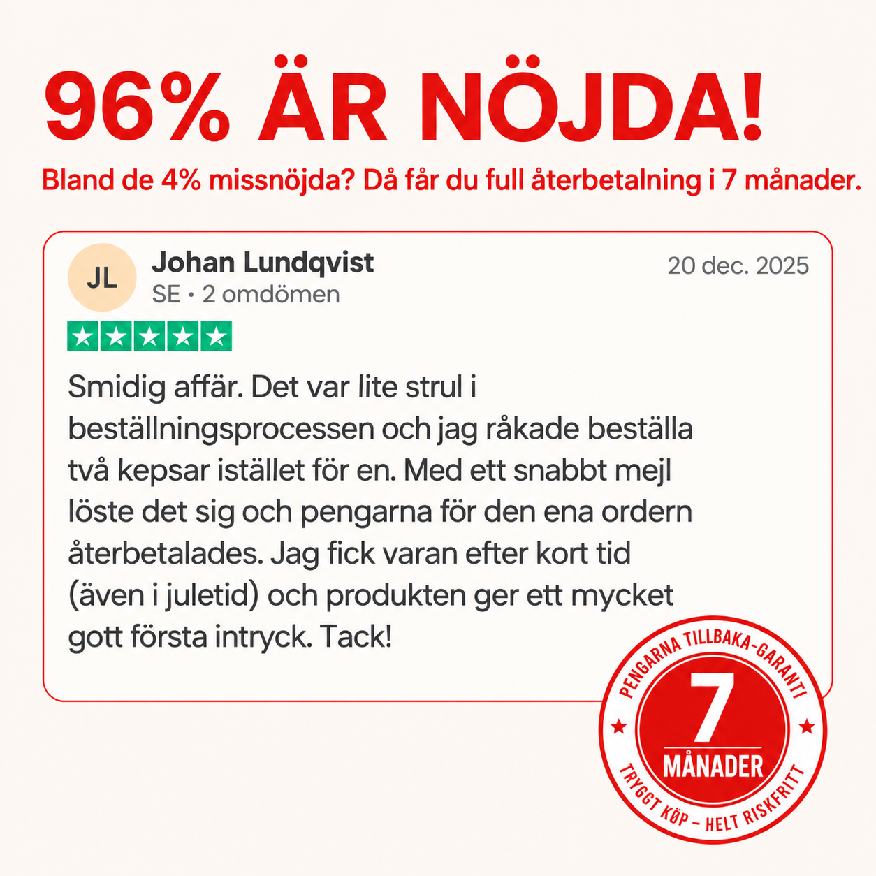 Rödljus-Kepsen® – bild 10